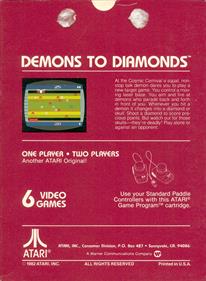 Demons to Diamonds - Box - Back Image