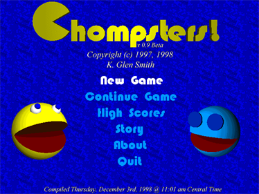 Chompsters! - Screenshot - Game Title Image