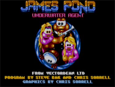 James Pond: Underwater Agent - Screenshot - Game Title Image