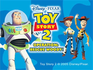Disney•Pixar Toy Story 2: Operation: Rescue Woody! - Screenshot - Game Title Image