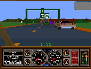 Hard Drivin' - Screenshot - Gameplay Image
