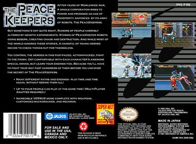 The Peace Keepers - Box - Back Image