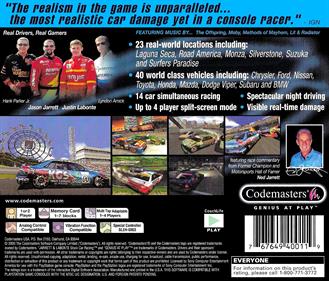 Jarrett & Labonte Stock Car Racing - Box - Back Image