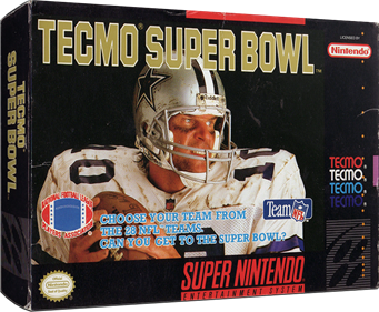 Tecmo Super Bowl - Box - 3D Image