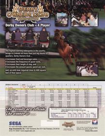 Derby Owners Club World Edition - Advertisement Flyer - Back Image