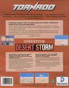 Tornado: Operation Desert Storm - Box - Back Image