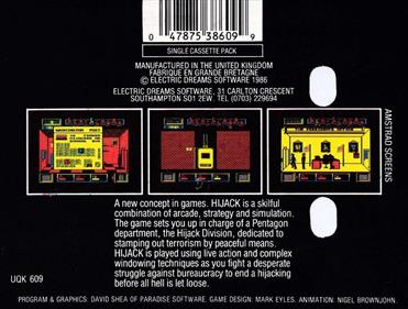 Hijack - Box - Back Image