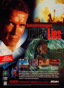 True Lies - Advertisement Flyer - Front Image