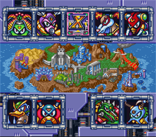Mega Man X2 - Screenshot - Game Select