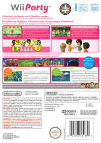 Wii Party - Box - Back Image