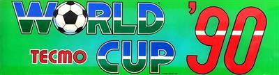 Tecmo World Cup '90 - Arcade - Marquee Image