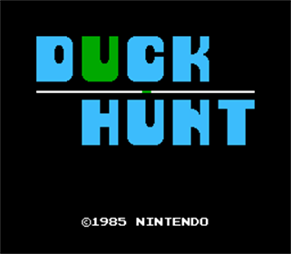 Vs. Duck Hunt - Screenshot - Game Title Image