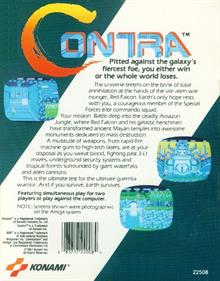 Contra - Box - Back Image