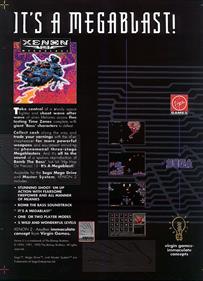 Xenon 2: Megablast - Advertisement Flyer - Front Image