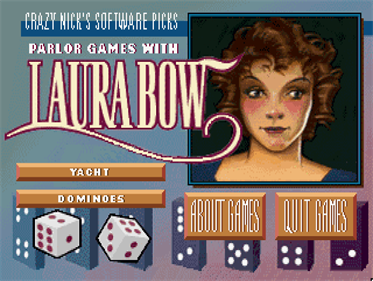 Crazy Nicks Software Picks: Parlor Games with Laura Bow: Yacht & Dominoes - Screenshot - Game Title Image