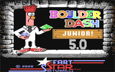 Boulder Dash Junior! 5.0 - Screenshot - Game Title Image