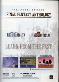 Final Fantasy V - Advertisement Flyer - Front Image
