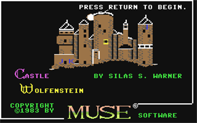 Castle Wolfenstein - Screenshot - Game Title Image