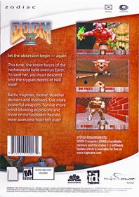 Doom II - Box - Back Image