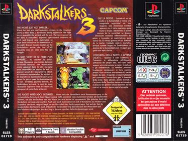 Darkstalkers 3 - Box - Back Image