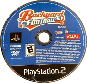 Backyard Football '10 - Disc Image