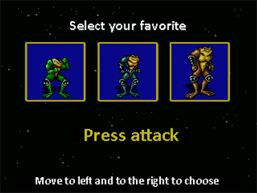 Battletoads in BattleWorld - Screenshot - Game Select Image