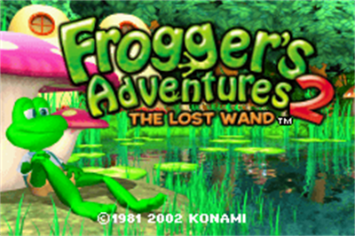 Frogger's Adventures 2: The Lost Wand - Screenshot - Game Title Image