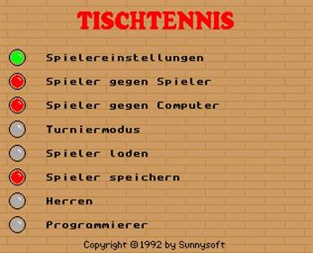 Tischtennis - Screenshot - Game Title Image