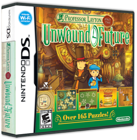 Professor Layton and the Unwound Future - Box - 3D Image