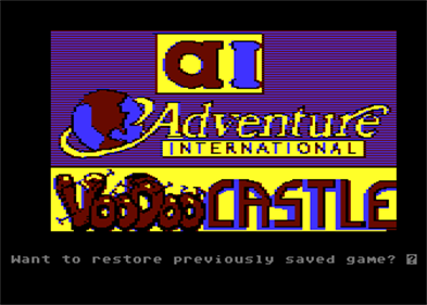 Scott Adams' Graphic Adventure #4: Voodoo Castle - Screenshot - Game Title Image
