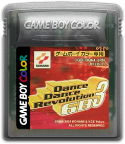 Dance Dance Revolution GB3 - Cart - Front Image