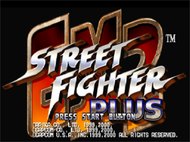 Street Fighter EX 2 Plus - Screenshot - Game Title Image
