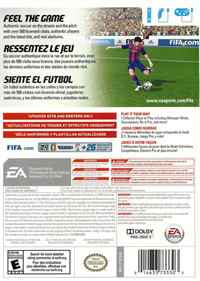 FIFA 15 - Box - Back Image