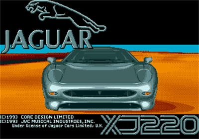 Jaguar XJ220 - Screenshot - Game Title Image