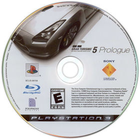 Gran Turismo 5 Prologue - Disc Image