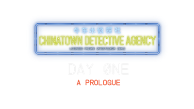 Chinatown Detective Agency: Day One - Clear Logo Image