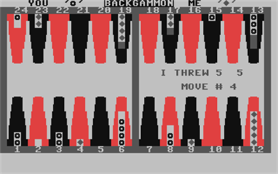 Backgammon (Keypunch Software) - Screenshot - Gameplay Image