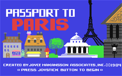 Passport to Paris - Screenshot - Game Title Image