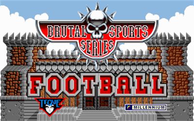 Brutal Sports Football - Screenshot - Game Title Image