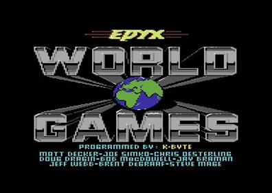 Epyx Games Collection - Screenshot - Game Title Image