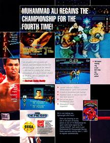 Muhammad Ali Heavyweight Boxing - Advertisement Flyer - Front Image