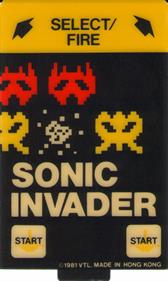 Sonic Invader - Arcade - Controls Information Image