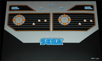 After Burner (Mega-Tech) - Arcade - Control Panel Image