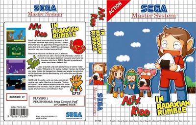 Alex Kidd in Radaxian Rumble - Box - Front - Reconstructed Image