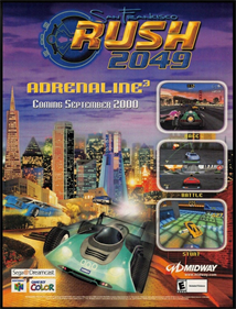 San Francisco Rush 2049 - Advertisement Flyer - Front Image