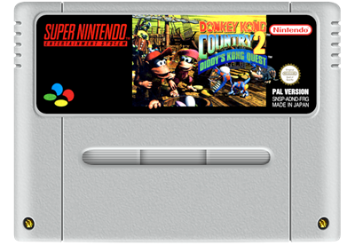 Donkey Kong Country 2: Diddy's Kong Quest - Fanart - Cart - Front Image