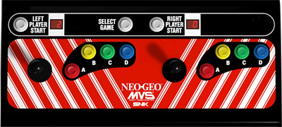 SNK vs. Capcom: SVC Chaos - Arcade - Control Panel Image