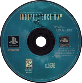 Independence Day - Disc Image