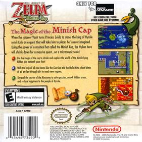 The Legend of Zelda: The Minish Cap - Box - Back Image