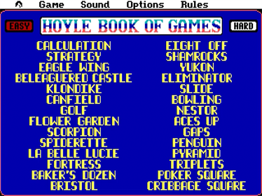 Hoyle Official Book of Games: Volume 2: Solitaire - Screenshot - Game Title Image